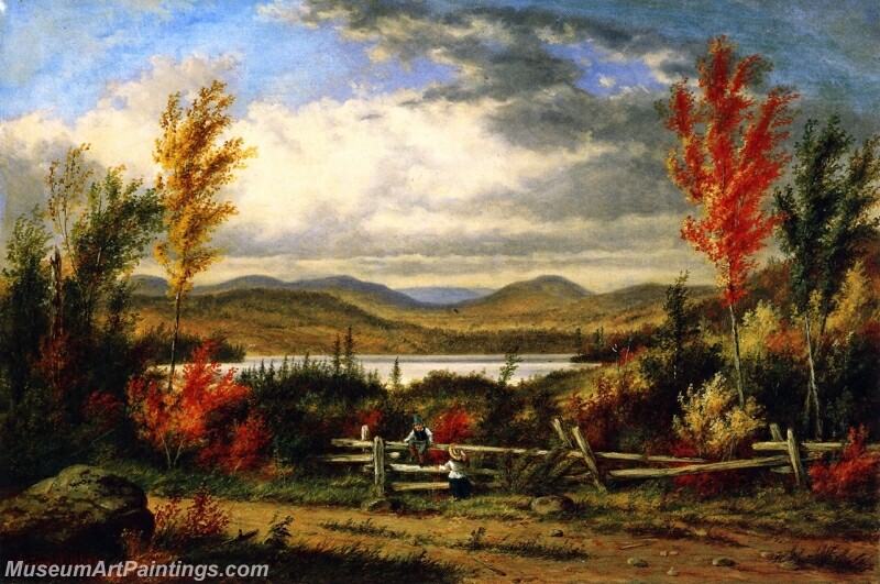 Lac Laurent Autumn Painting