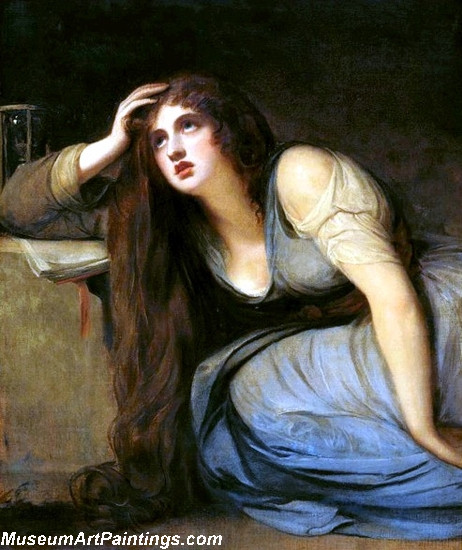 Lady Hamilton as The Magdalene Painting