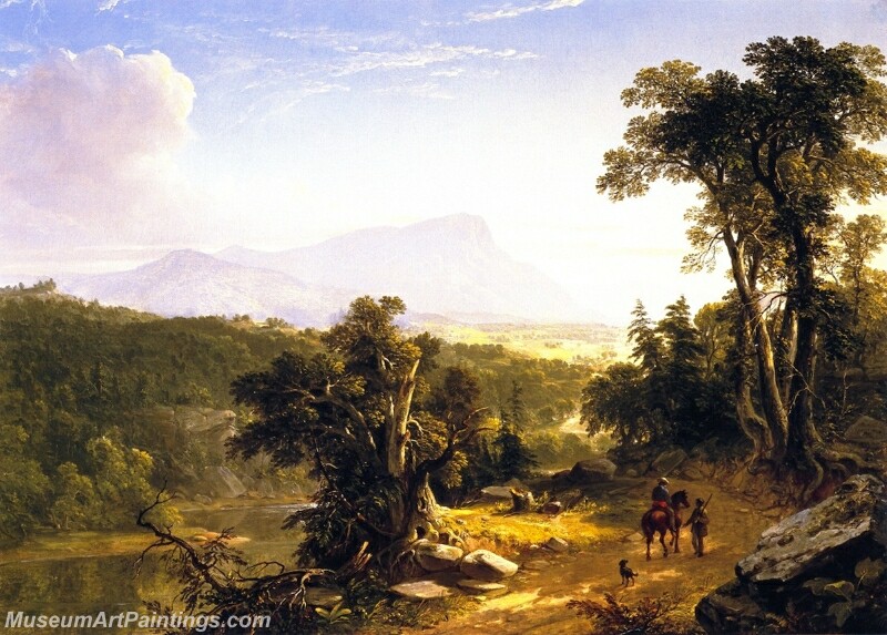 Landscape Composition In the Catskills Painting