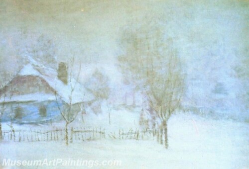 Landscape Painting A Snowstorm