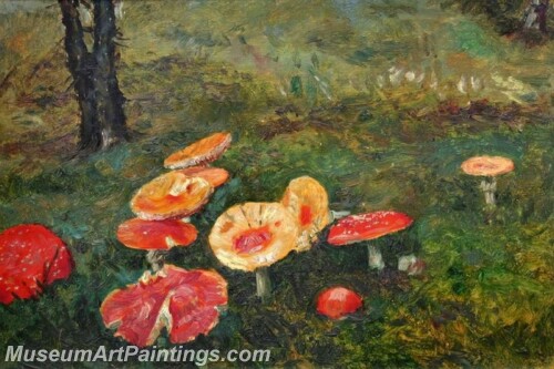 Landscape Painting A Toadstools