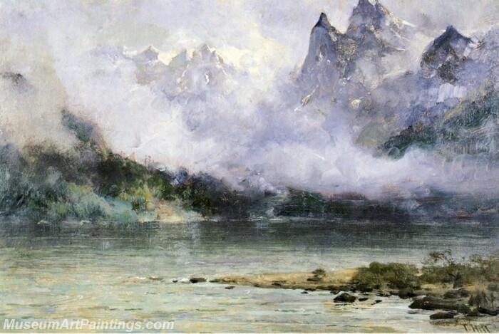 Landscape Painting Alaska Scene near Juneau