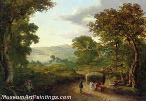 Landscape Painting Berkshire Hills