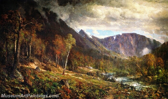 Landscape Painting Crawford Notch