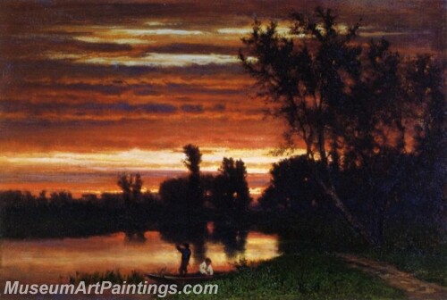 Landscape Painting Dawn