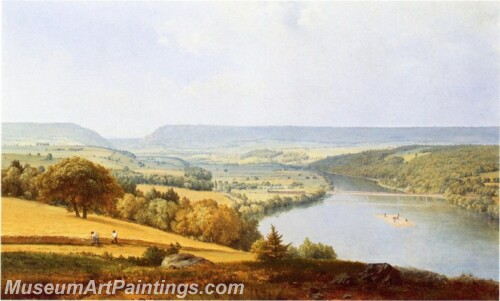 Landscape Painting Delaware Water Gap