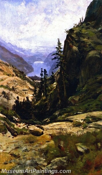 Landscape Painting Donner Lake