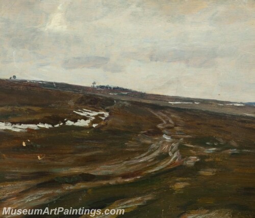 Landscape Painting Early Spring