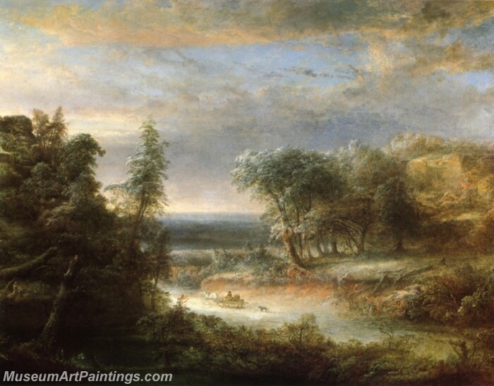 Landscape Painting Early Winter