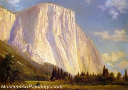 Landscape Painting El Capitan Yosemite