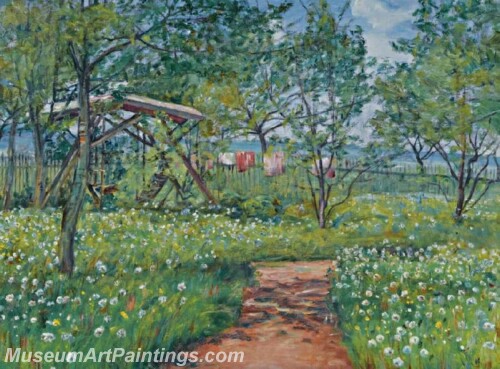 Landscape Painting Garden in Libun