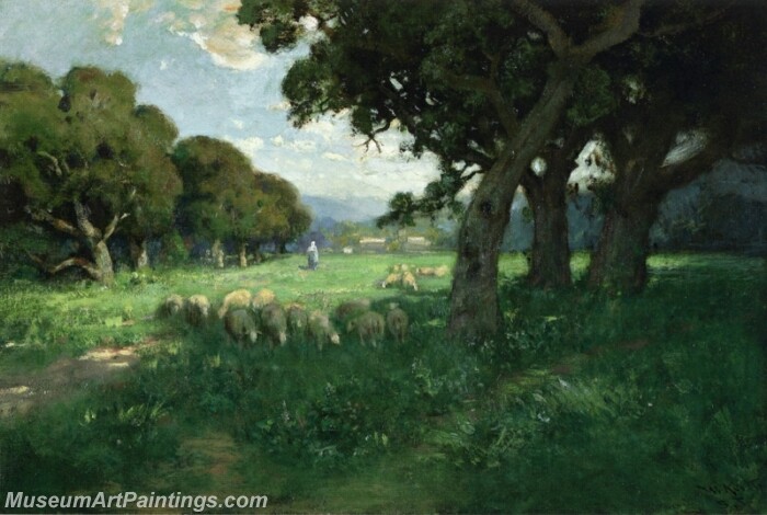 Landscape Painting Hilegas Meadows