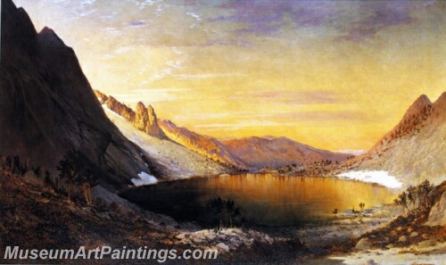 Landscape Painting Lake Marian Humbolt Range Nevada