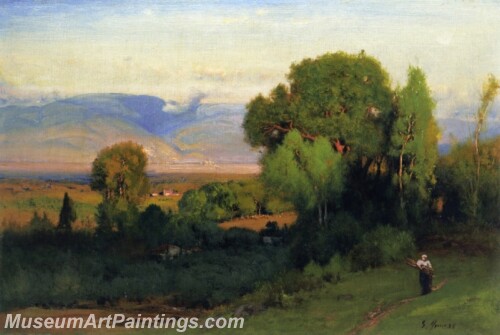 Landscape Painting Landscape near Perugia