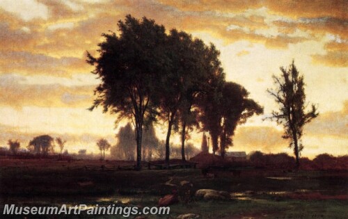 Landscape Painting Landscape sunset