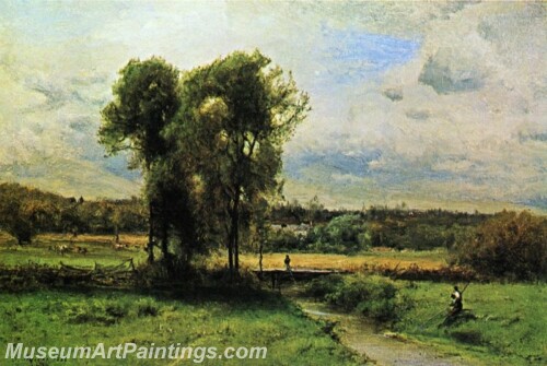 Landscape Painting Landscape with Figures