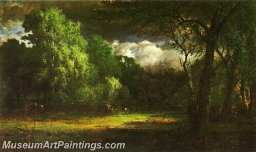 Landscape Painting Medfield Massachusetts 1