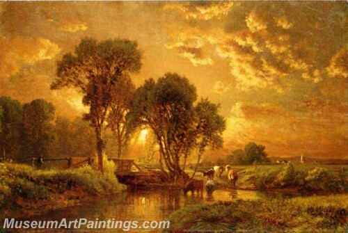 Landscape Painting Medfield Massachusetts