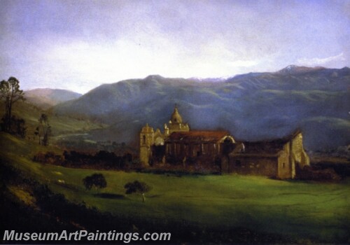 Landscape Painting Mission San Carlos Borromeo de Carmelo