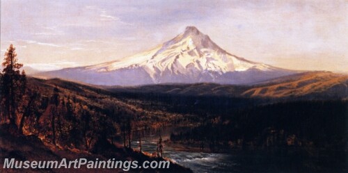 Landscape Painting Mount Hood from Hood River