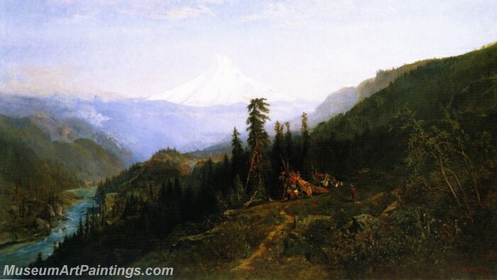 Landscape Painting Mount Hood from Hood River