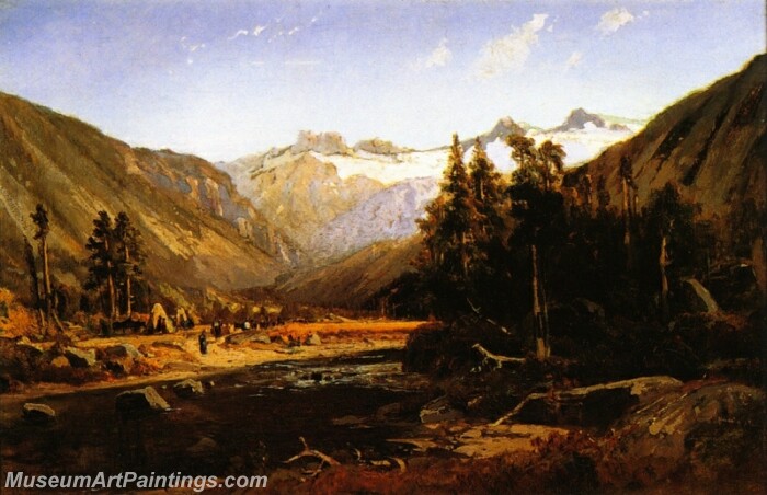 Landscape Painting Mount Lyell California Sierra