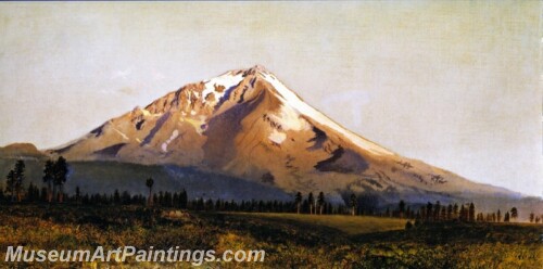 Landscape Painting Mount Shasta