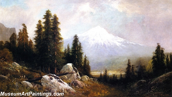 Landscape Painting Mount Shasta