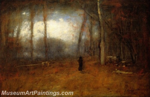 Landscape Painting November Montclair