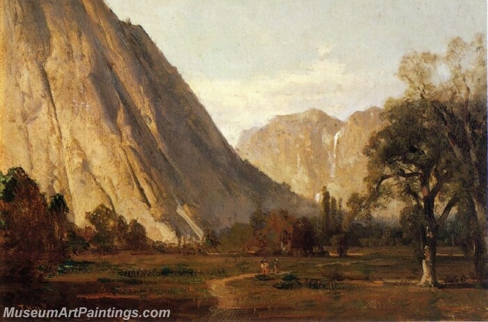 Landscape Painting Piute Indians Yosemite