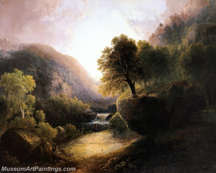 Landscape Painting River Landscape