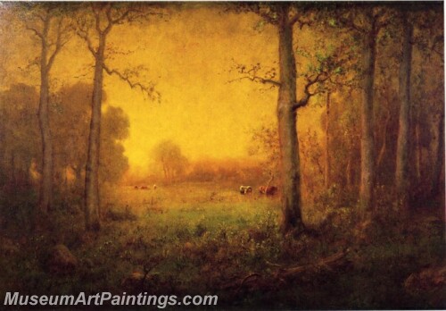 Landscape Painting Rural Landscape