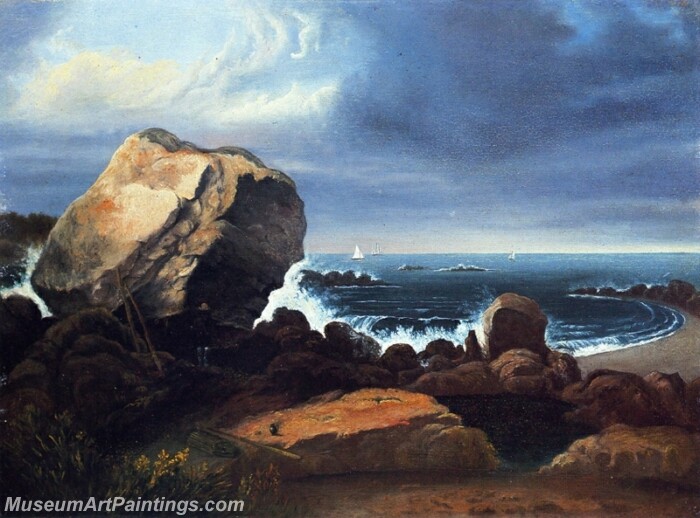 Landscape Painting Scituate Beach Massachusetts