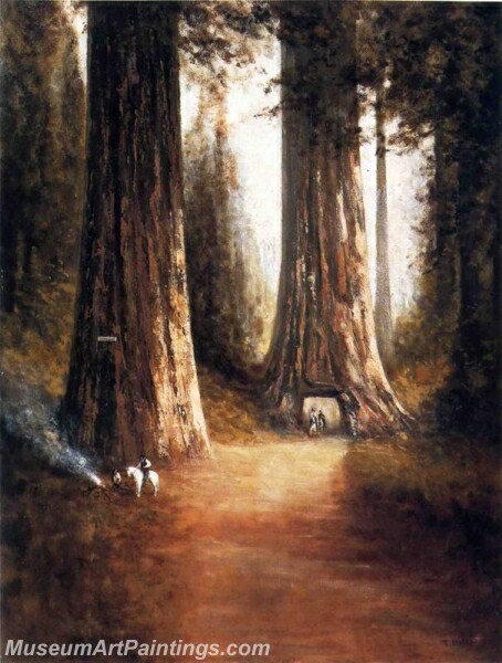 Landscape Painting Sequoia Gigantea