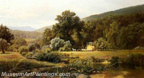 Landscape Painting Summer in the Blue Ridge