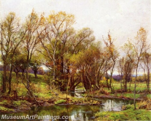 Landscape Painting The Brook Morning