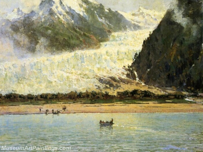 Landscape Painting The Davidson Glacier