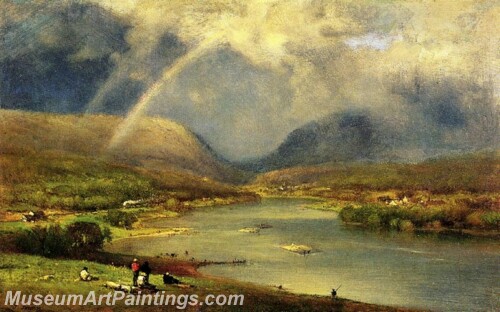 Landscape Painting The Deleware Water Gap