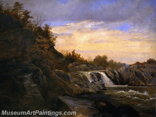 Landscape Painting The Great Falls of the Potomac River