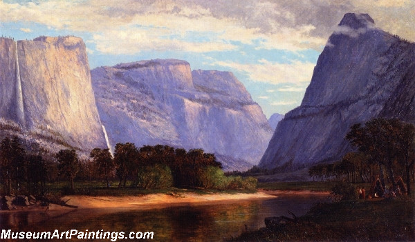 Landscape Painting The Hetch Hetchy Valley on the Toulumne River California