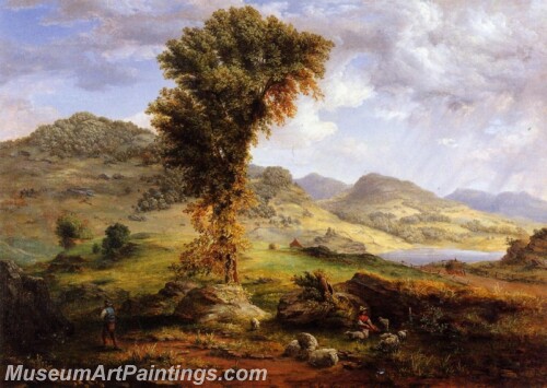 Landscape Painting The Sun Shower