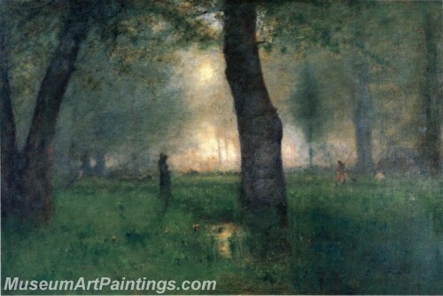 Landscape Painting The Trout Brook