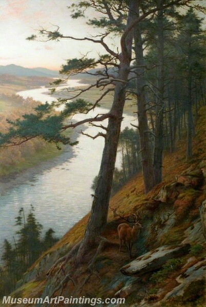 Landscape Painting The Winding Dee