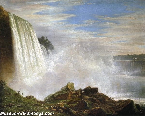 Landscape Painting View of Niagara Falls