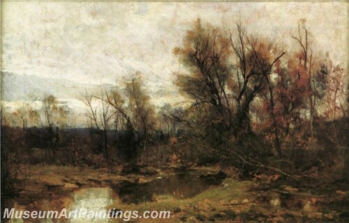 Landscape Painting Winter Landscape