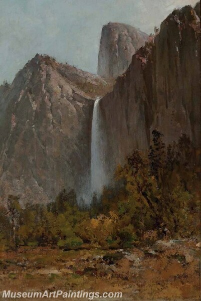 Landscape Painting Yosemite Falls