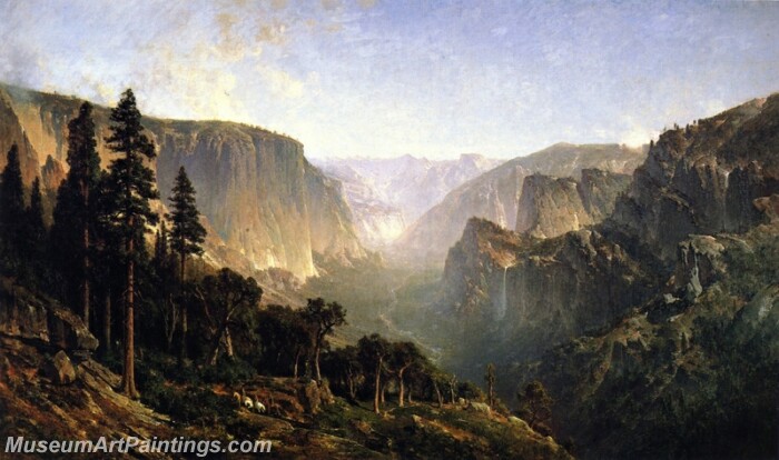 Landscape Painting Yosemite Valley