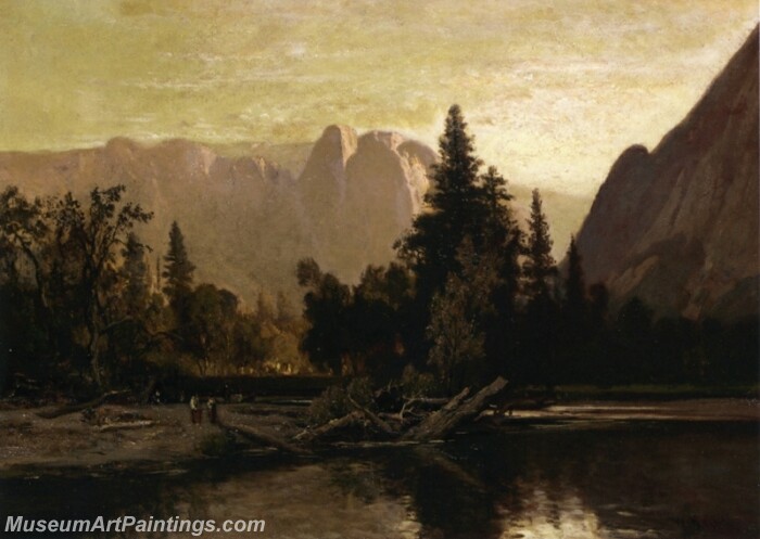 Landscape Painting Yosemite Valley