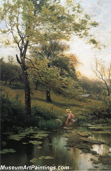 Landscape Paintings By the Lily Pond