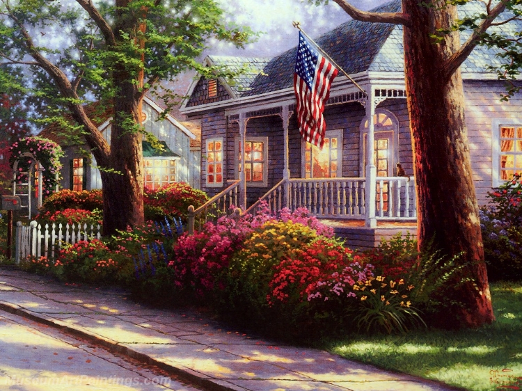 Landscape Paintings Home Town Pride